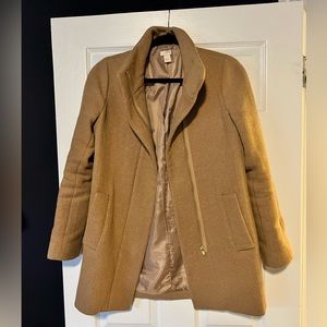 J. Crew Cocoon Camel Coat